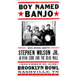 Boy Named Banjo Hatch Show Print Poster